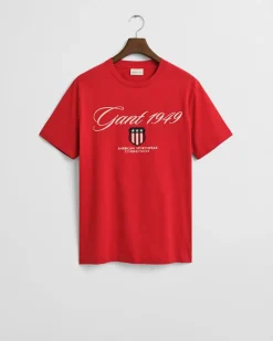 miesten t-paita Graphic SS t-shirt,>Gant Outlet