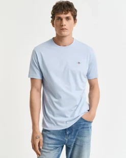 miesten t-paita, REG SHIELD SS T-SHIRT>Gant