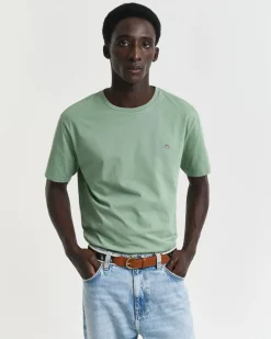 miesten t-paita, REG SHIELD SS T-SHIRT>Gant Online