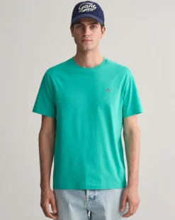 Miesten T-Paita, REG SHELD SS T-SHIRT>Gant Clearance