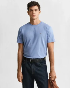 miesten t-paita Reg Shield SS T-shirt,>Gant New