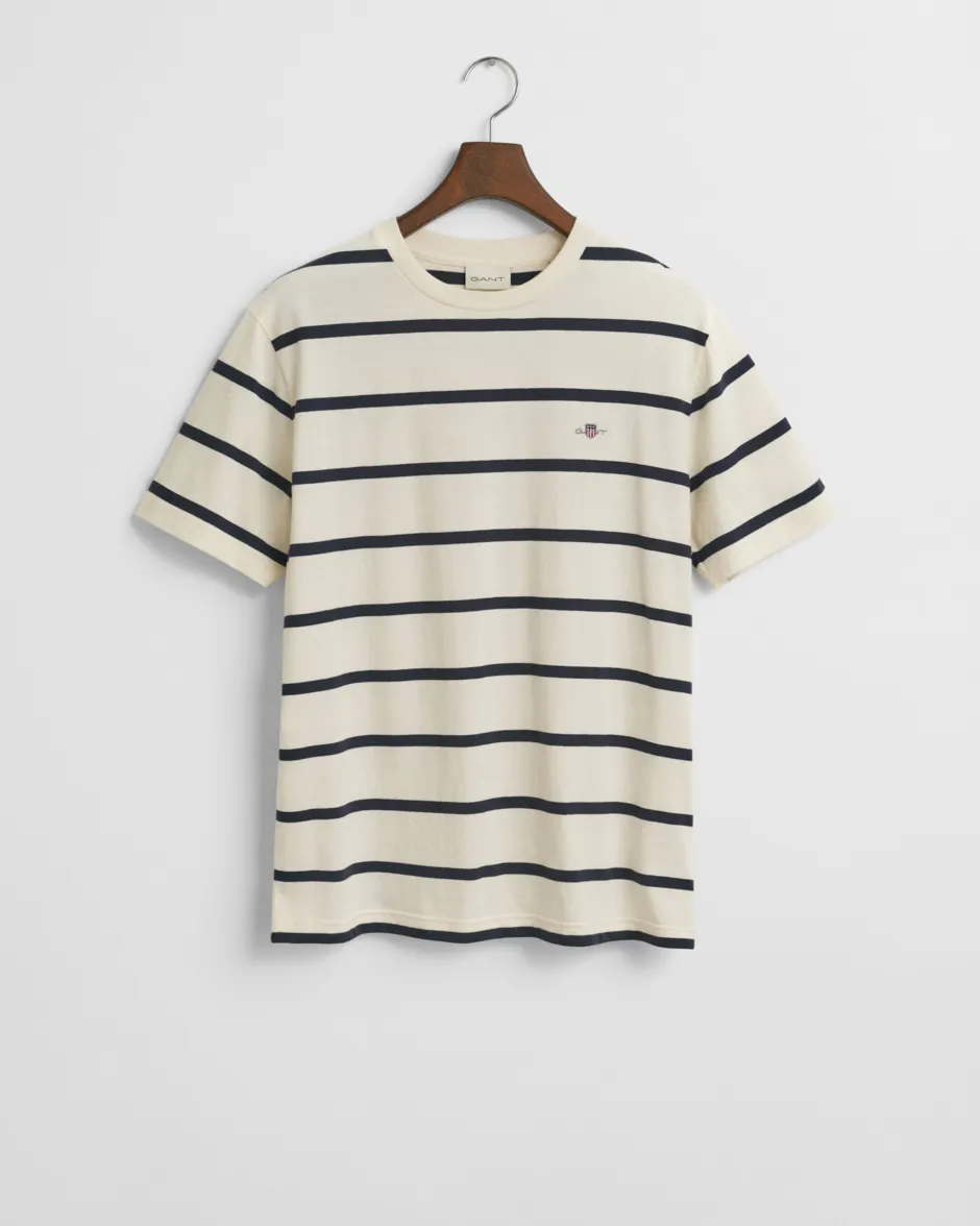 miesten t-paita, STRIPED T-SHIRT n>Gant Online