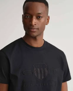 Miesten T-paita, TONAL ARCHIVE SHIELD T-SHIRT>Gant Clearance