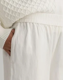 Naisten Housut LINEN VISCOSE PULL-ON PANTS><noscript><img width=