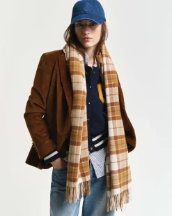 Naisten Huivi, CHECKED WOOL SCARF>Gant New
