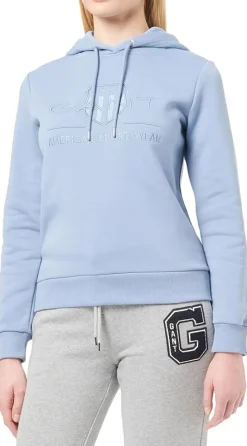 Naisten Huppari, REG TONAL SHIELD HOODIE>Gant Hot