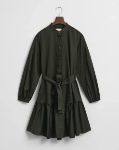 naisten mekko, COTTON SATIN LS DRESS>Gant Sale