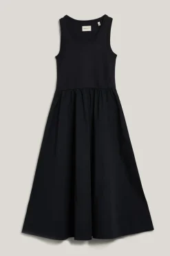 naisten mekko, MIDI JERSEY WOVEN COMBO DRESS><noscript><img width=