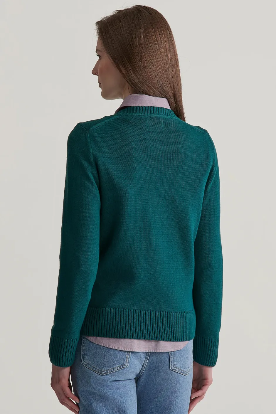 Naisten Neule, CLASSIC COTTON C-NECK>Gant Best