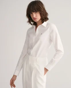 naisten paitapusero, SLIM STRETCH OXFORD SHIRT>Gant