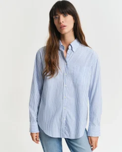 naisten paitapusero, REL LUXURY OXFORD STRIPED BD SHIRT><noscript><img width=