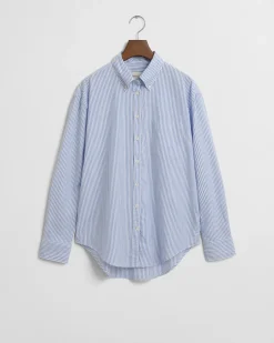 naisten paitapusero, REL LUXURY OXFORD STRIPED BD SHIRT><noscript><img width=