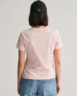 naisten t-paita, REG SHIELD SS T-SHIRT>Gant