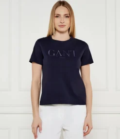 naisten t-paita, REG TONAL GRAPHIC SS T-SHIRT>Gant Best