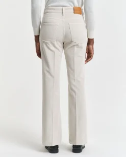 naisten vakosamettihousut, SLIM FLARE STRETCH CORDUROY JEANS>Gant Discount