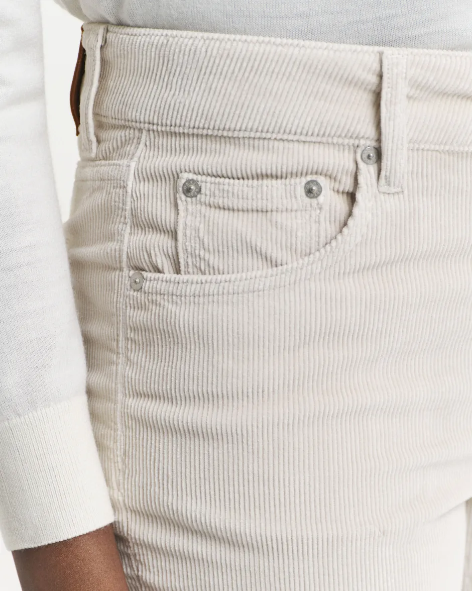 naisten vakosamettihousut, SLIM FLARE STRETCH CORDUROY JEANS>Gant Discount