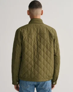 tikkitakki, QUILTED WINDCHEATER Armeijanvihreä>Gant Clearance