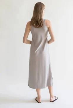 helsinki naisten mekko, LINDA DRESS TAUPE><noscript><img width=