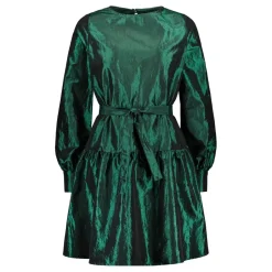 Helsinki Naisten Mekko, TAFT DRESS GREEN>Gauhar Sale