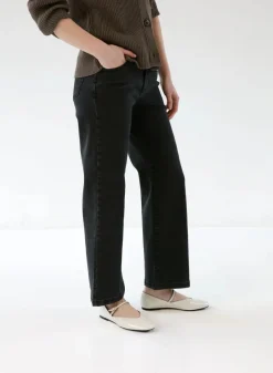 Naisten Farkut, DENIM WIDE GREY>Gauhar Clearance