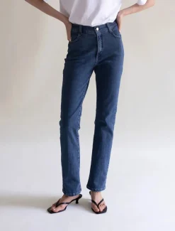 naisten farkut Denim Slim, sininen indigo>Gauhar New