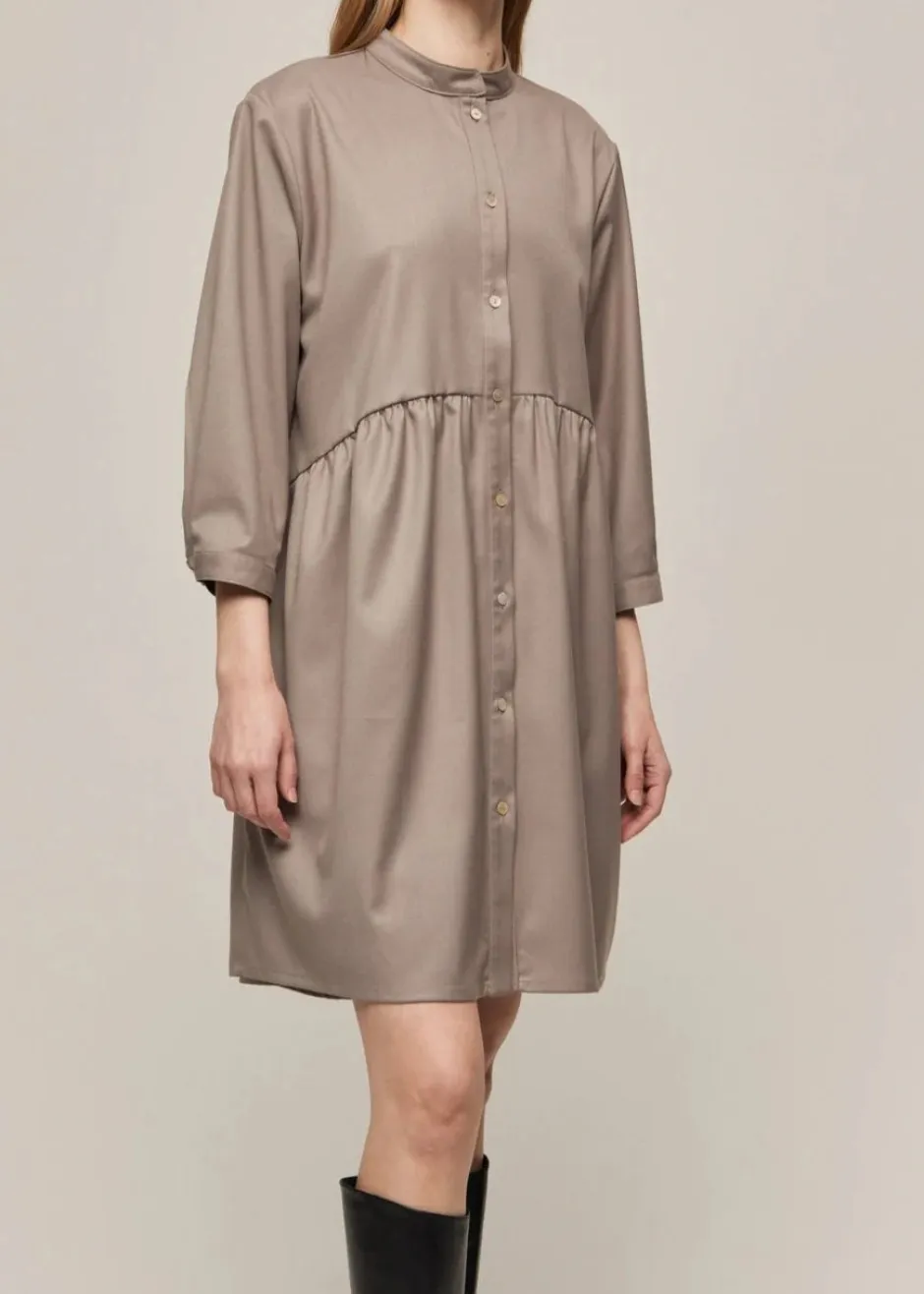 naisten mekko, SHIRT DRESS OYSTER>Gauhar Best