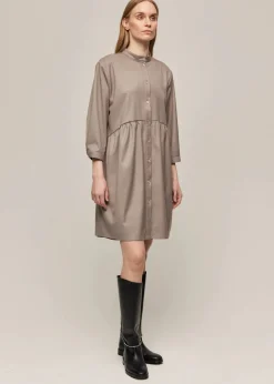 naisten mekko, SHIRT DRESS OYSTER>Gauhar Best