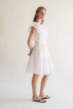Naisten Mekko, Vicky Dress White>Gauhar Online