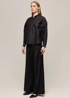 naisten paitapusero, TONYA SHIRT BLACK>Gauhar