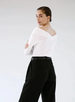 Naisten Pusero, CROSS NECKLINE TOP>Gauhar