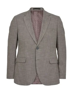 miesten bleiseri, LINEN LOOK BLAZER>Gino marcello Outlet