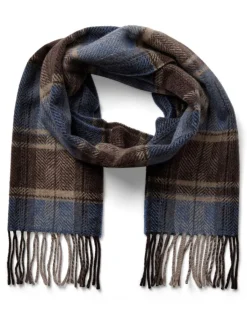 miesten huivi Checked Scarf,>Gino marcello Clearance