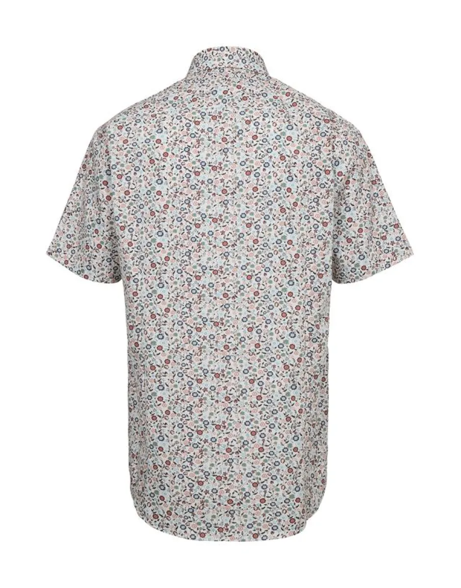 miesten kauluspaita, K 3112050 SS SHIRT Punainen Kuosi>Gino marcello Sale