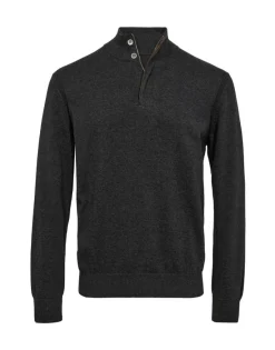 miesten neulepusero, COTTON KNIT SWEATER>Gino marcello Sale