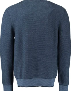 miesten neule, O-NECK MODERN FIT Indigo>Gino marcello Sale
