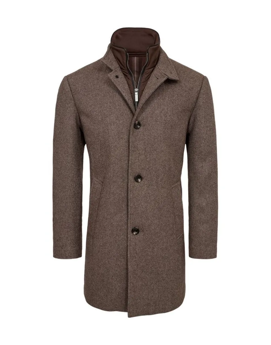 miesten villakangastakki, WOOL COAT>Gino marcello Hot