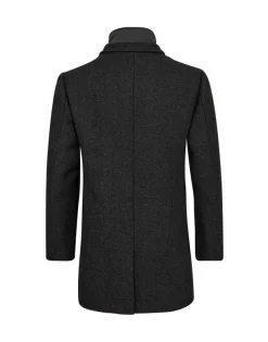 miesten villakangastakki K WOOL COAT,>Gino marcello New