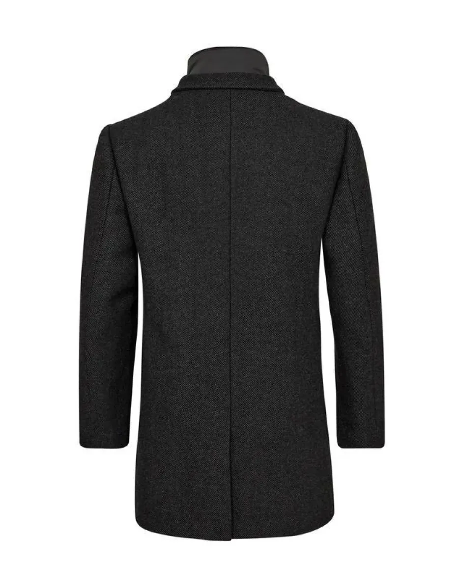 miesten villakangastakki K WOOL COAT,>Gino marcello New
