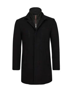 miesten villakangastakki K WOOL COAT,>Gino marcello Outlet