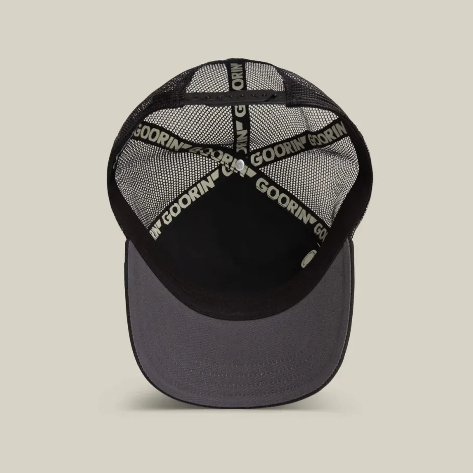 lippis Wise Ass Owl Trucker,>Goorin Bros New