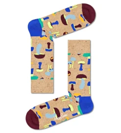 naisten Sukat 36-40,Mushroom>Happy Socks Outlet