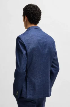 miesten bleiseri, C-HANRY LINEN WOOL BLAZER>Hugo Boss Hot