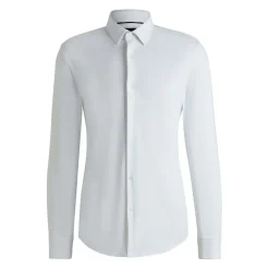 miesten kauluspaita, P-HANK PERFORMANCE STRETCH WHITE>Hugo Boss