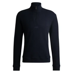 miesten neule, STRUCTURE HALF ZIP>Hugo Boss New