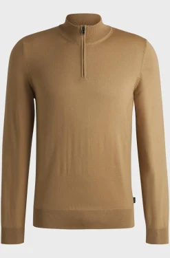 Miesten Neulepusero, HALF ZIP MERINO><noscript><img width=