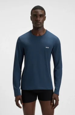 miesten pitkähihainen paita, SHIRT RN CLASSIC Sininen, Indigo>Hugo Boss Online