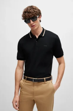 Miesten Trikoo T-paita polokauluksella, PENROSE 38 NOS>Hugo Boss Clearance