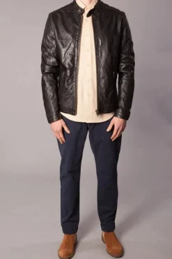 Miesten Nahkatakki PETE>Human Scales Sale