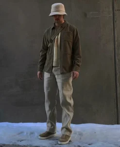 miesten paitatakki, RICKARD VEGAN SUEDE OVERSHIRT>Human Scales Outlet