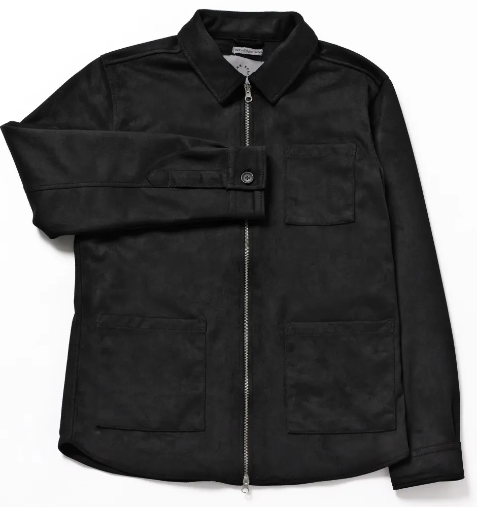 miesten paitatakki, RICKARD VEGAN SUEDE OVERSHIRT>Human Scales Hot